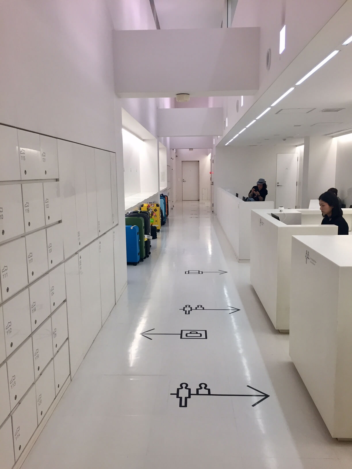 La reception del Nine Hours Kyoto