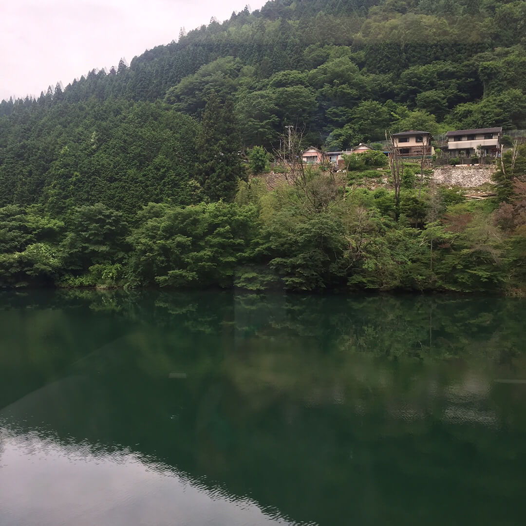Dal finestrino del trenoper Takayama
